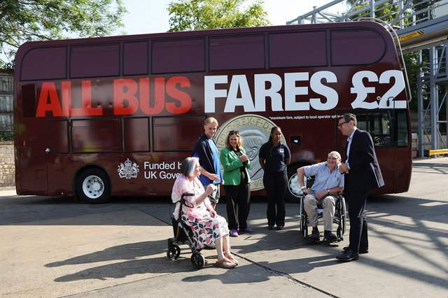 Early announcement £2 bus fares in England (photo by Lauren Hurley)